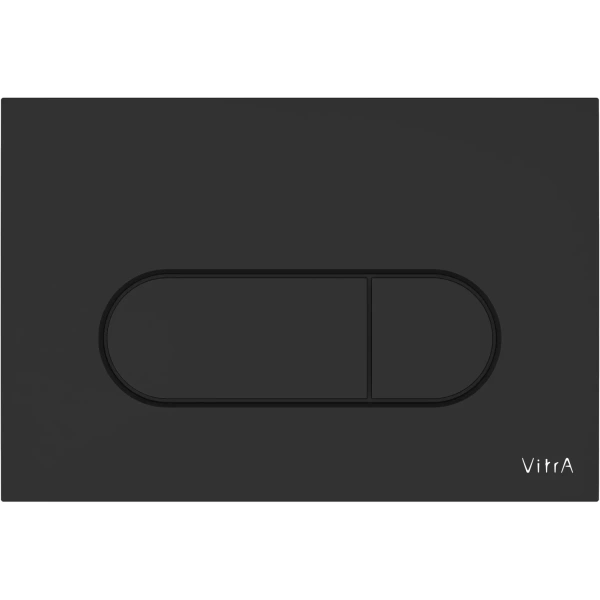 Инсталляция для унитаза VitrA Core 800-1874 с кнопкой смыва, черный матовый