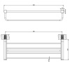 Полотенцедержатель Gessi Rilievo 59407#031