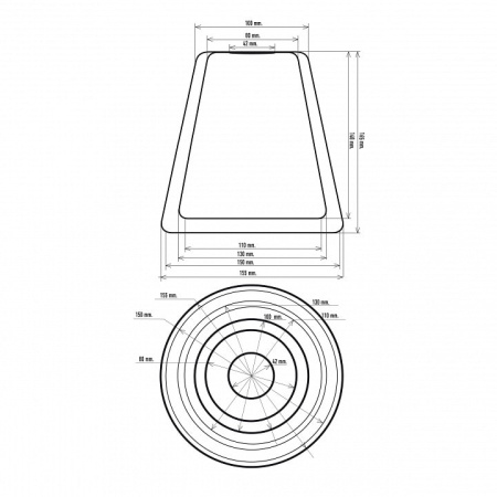 Плафон стеклянный 33 идеи S.29.TR
