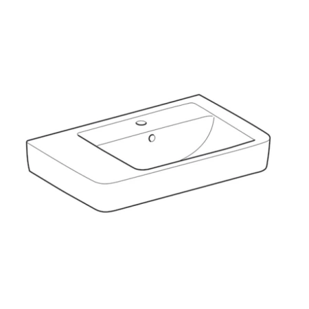 Раковина 75x48 см Geberit Renova Plan 122175000