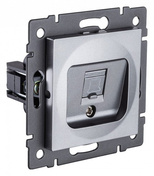 Розетка Ethernet RJ-45 без рамки Kollinger  REA-016GY