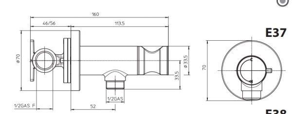 Гигиенический душ Bossini Paloma Flat E37011B.030 с прогрессивным смесителем