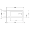 Акриловая ванна 170x75 см Duravit Vero Air 700412000000000