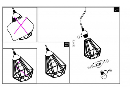Настольная лампа декоративная Eglo Tarbes 94197