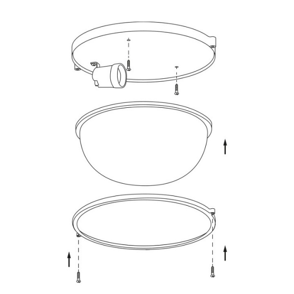 Накладной светильник Wolta ДПБ03-100-001
