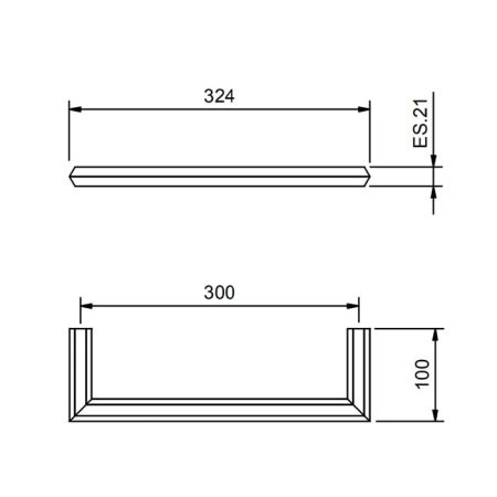 Полотенцедержатель Fantini Venezia 94 P5 7806 черный