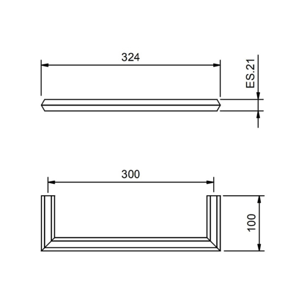 Полотенцедержатель Fantini Venezia 94 P5 7806 черный