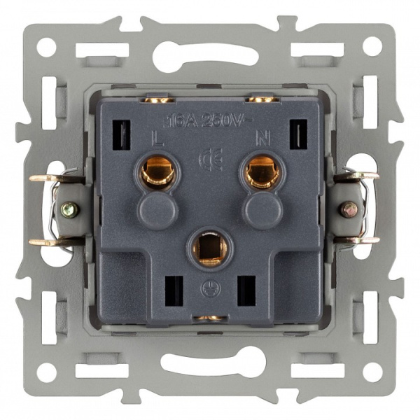 Розетка с заземлением и со шторкой без рамки Arlight SCT 043730