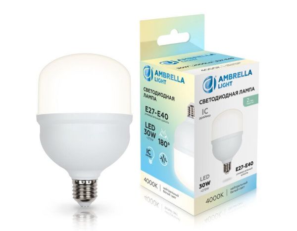 Лампа светодиодная Ambrella Light E27-E40 E27, E40 30Вт 4000K 1003004