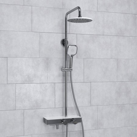 Душевая стойка WasserKRAFT A113.067.065.CH Thermo