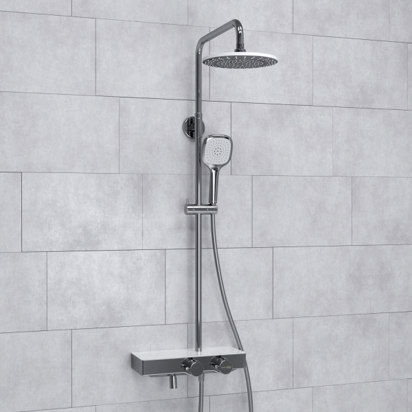 Душевая стойка WasserKRAFT A113.067.065.CH Thermo