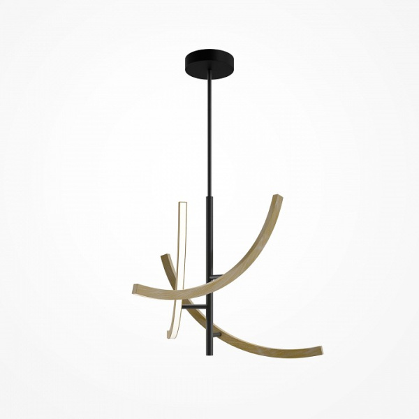 Люстра на штанге Maytoni Ваби MOD428PL-L27BK
