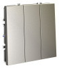 Выключатель трехклавишный без рамки Voltum S70 VLS030104