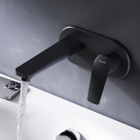 Смеситель для раковины AM.PM Gem F90A72222 чёрный