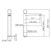 Смеситель для раковины WasserKRAFT Naab 8600 8603H