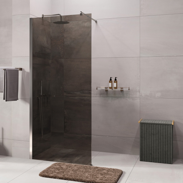 Душевая перегородка WasserKRAFT Rur 30W 100 30W44BN-TG никель