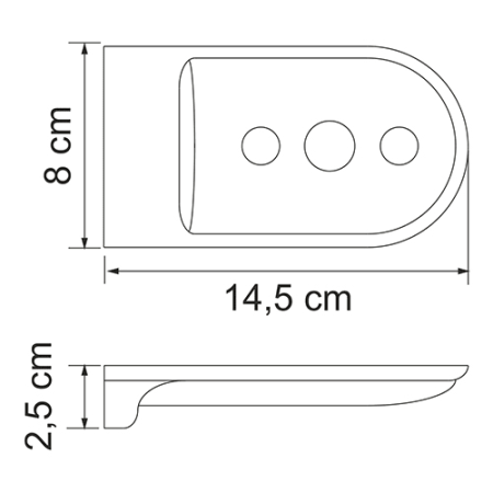Мыльница WasserKRAFT Kammel K-8369WHITE