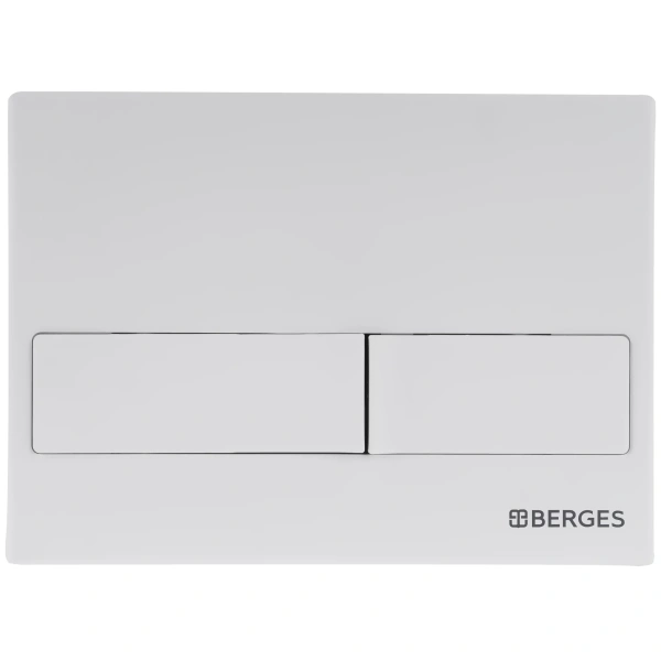 Инсталляция для унитаза Berges Novum L4 040214 с кнопкой смыва, белый матовый