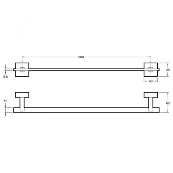 Полотенцедержатель настенный Jacob Delafon EO Mecanique E77869-CP