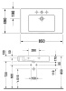 Раковина Duravit Vero 0329850000