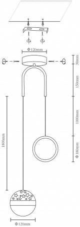 Подвесной светильник Velante Velante 431-306-02