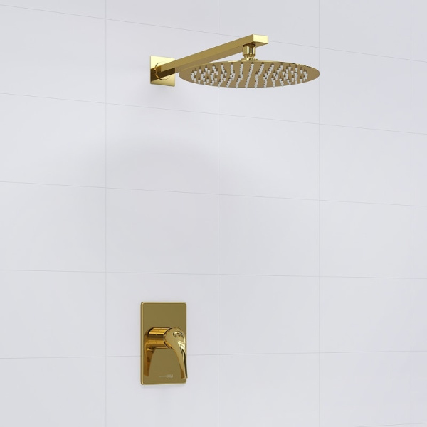 Душевой комплект WasserKRAFT Sauer 7101 A71183 глянцевое золото