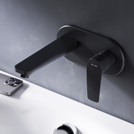 Смеситель для раковины AM.PM Gem F90A72222 чёрный