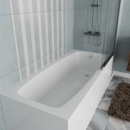Акриловая ванна Vincea VBT-2S180-LG 180x80 см, белый