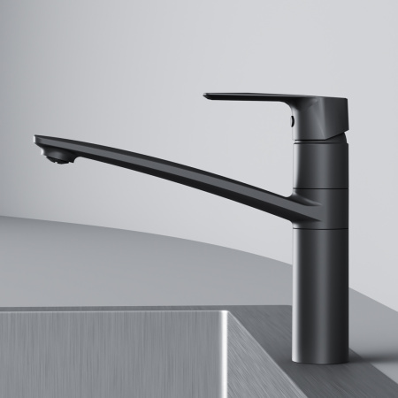 Смеситель для кухни AM.PM Gem F90A00022 черный матовый