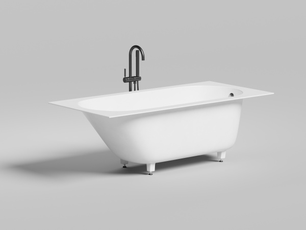 Ванна из искусственного камня Salini Ornella 170х80 102324M белая матовая