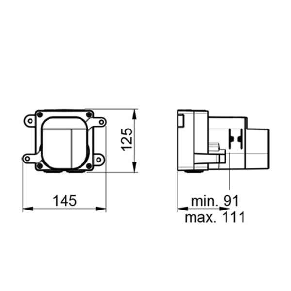 Смеситель Almar High Flow E174501 черный