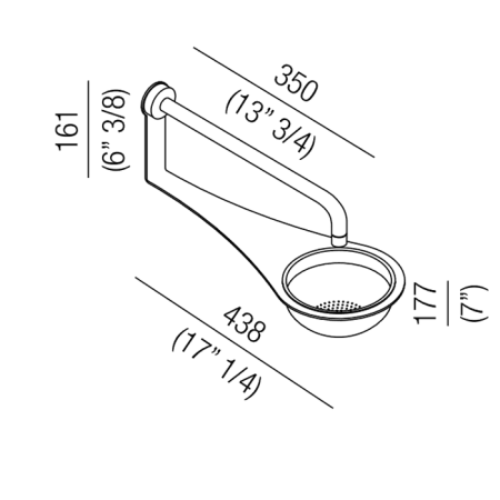 Верхний душ Agape Al dente CRUB0998AR