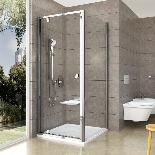 Душевая дверь Ravak Pivot PDOP1-80 03G40C00Z1 блестящая+стекло