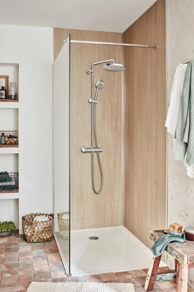 Душевая стойка Jacob Delafon Atom E36124-CP с термостатом