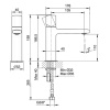 Смеситель для раковины Fantini Lame 24 02 M004WF