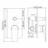 Душевой комплект WasserKRAFT Aisch 5500 A55201 матовое золото