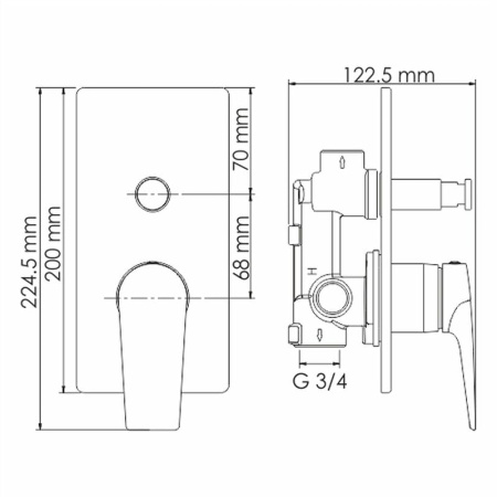 Душевой комплект WasserKRAFT Aisch 5500 A55201 матовое золото