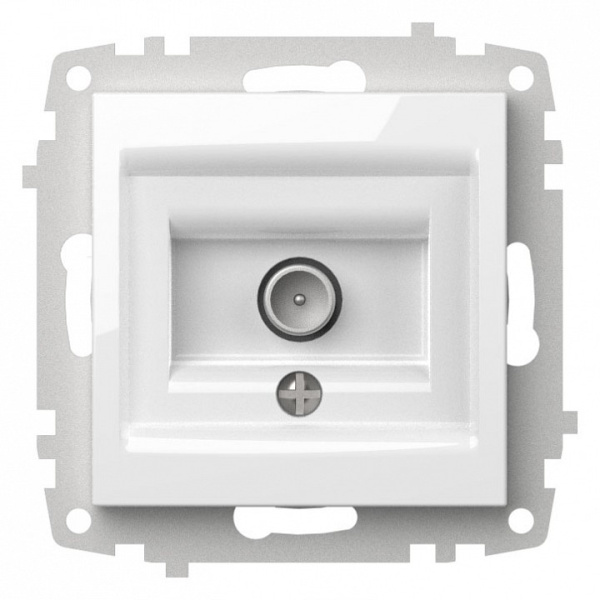 ТВ-розетка проходная без рамки Elbi Eleсtriс Zena Vega 609-015600-272
