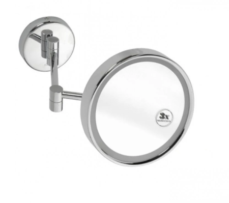 Косметическое зеркало Bemeta 112101142-warm 20 см круглое с подсветкой LED-тёплый свет хром