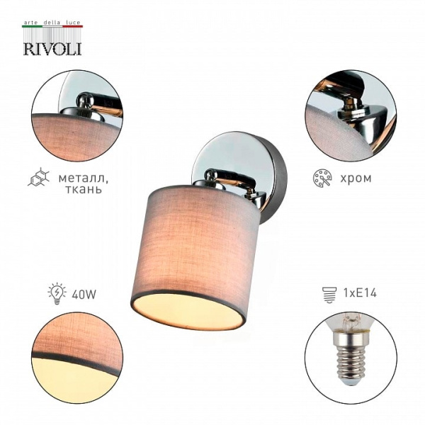 Спот Rivoli Perlita Б0055008