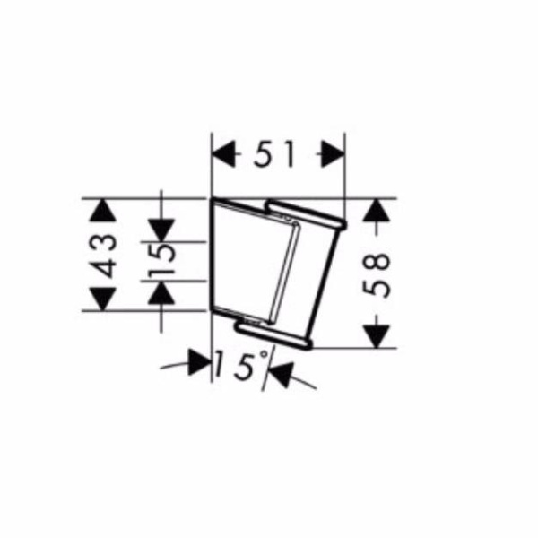 Держатель для душа hansgrohe Porter Classic 28324000