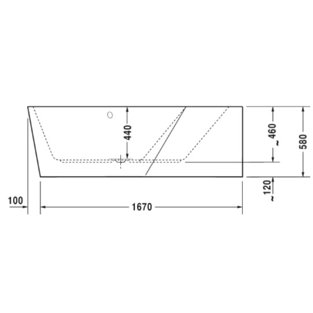 Акриловая ванна 177x130 см R Duravit Paiova 5 700395000000000