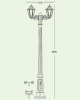 Фонарный столб Fumagalli Anna E22.156.S20.AXE27