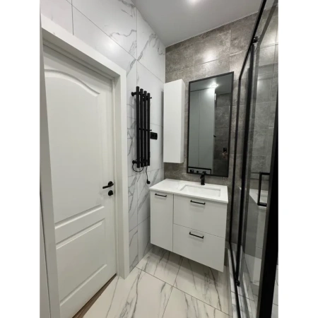 Раковина CeramaLux 542A 50x40 см, встраиваемая снизу, белый