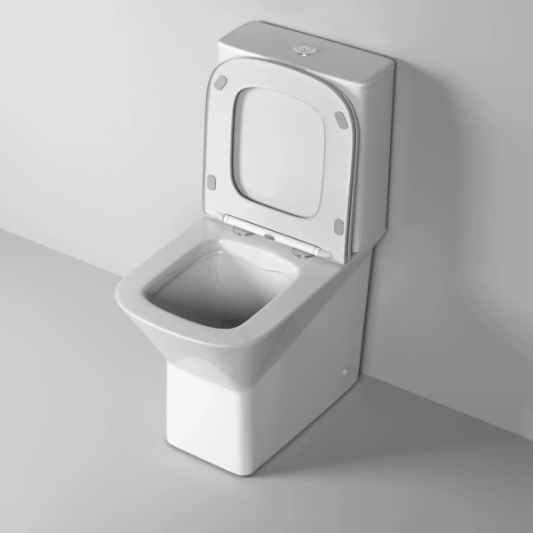 Унитаз-компакт Grossman GR-4471S безободковый, с сиденьем микролифт, белый