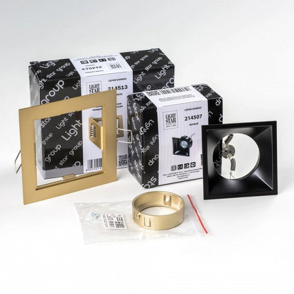 Встраиваемый светильник Lightstar Domino D51307GMOD