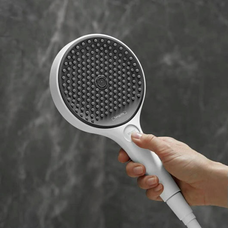 Душевая лейка hansgrohe Rainfinity EcoSmart 26865700 белый матовый