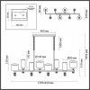 Подвесная люстра Odeon Light Saga 5088/8A