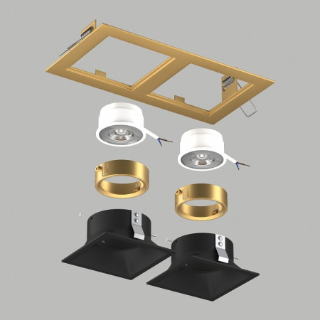 Встраиваемый светильник Lightstar Domino D5230707GMOD