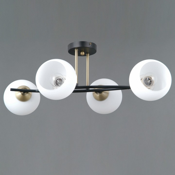 Потолочная люстра ILLUMICO TRENTO IL0798-4CSQ-25 BK AB TRENTO